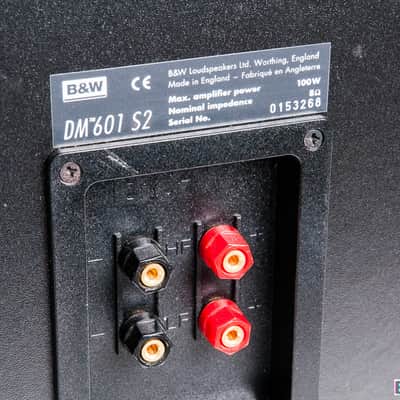 B&W DM601 S2 Speakers (pair) Black image 6