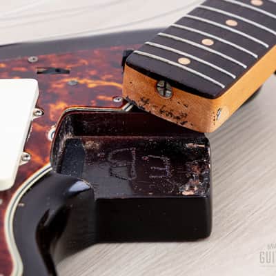 1958/1961 Fender Jazzmaster Employee Build Vintage Pre-CBS Offset Guitar Sunburst 100% Original w/ Case, Hangtag image 17
