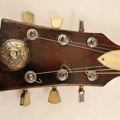 Tony Cochran Guitars Custom #50 "Lidia" 2015 - Aged Leather & Chrome image 10