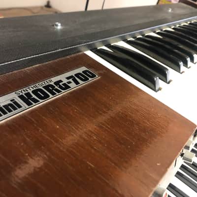 Korg  MiniKORG 700 37-Key Analog Synthesizer 1973 - 1974 - Wood image 1