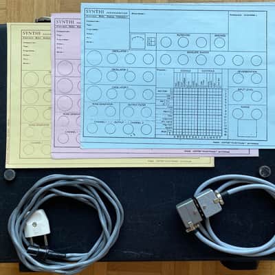 EMS Synthi AKS synthesizer + mods: the modular in a spartanite case legend ! 70s image 4