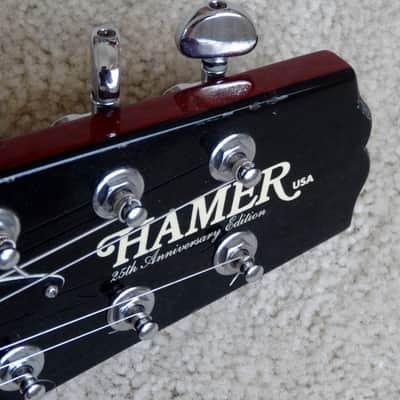Hamer USA 25th Anniversary Artist Mahogany 1998 Trans Cherry image 10