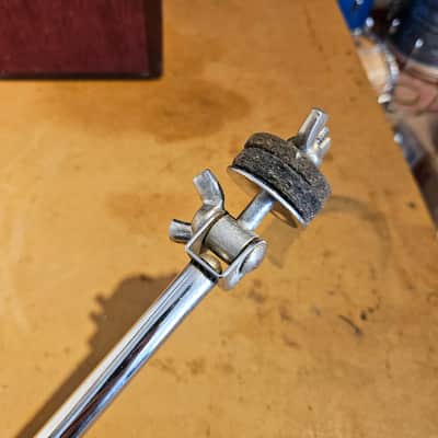 WFL Bass Drum Mounted Cymbal Arm - Telescoping L Arm 1950s image 2