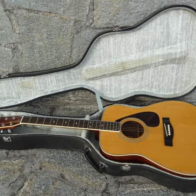 Yamaha FG-345 FG345 Excellent Conditions with low action and excellent sound 1980 Natural image 12