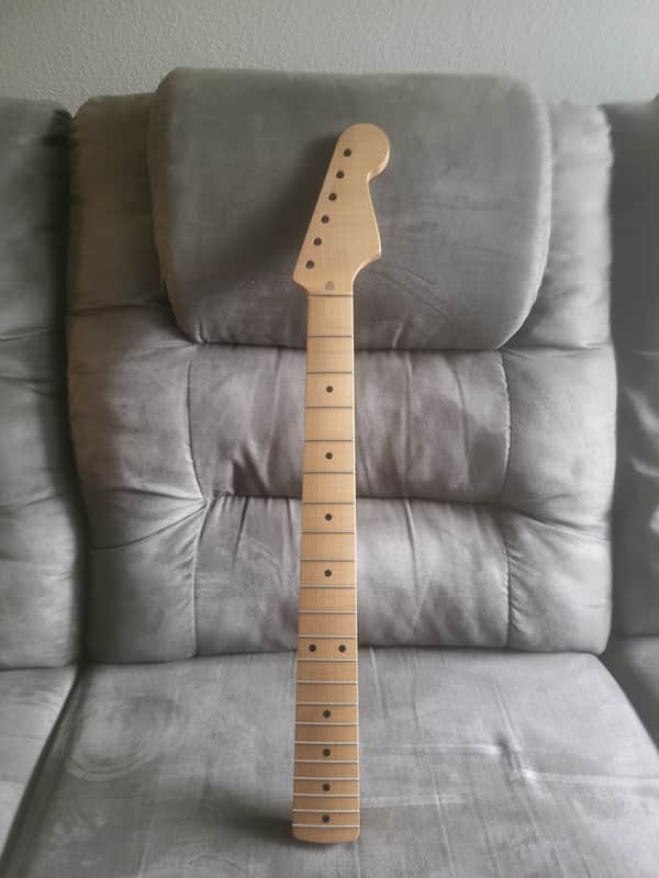 Musikraft Replacement Strat® Guitar Neck - Roasted Quartersawn Maple (Fender Replacement Neck) image 1
