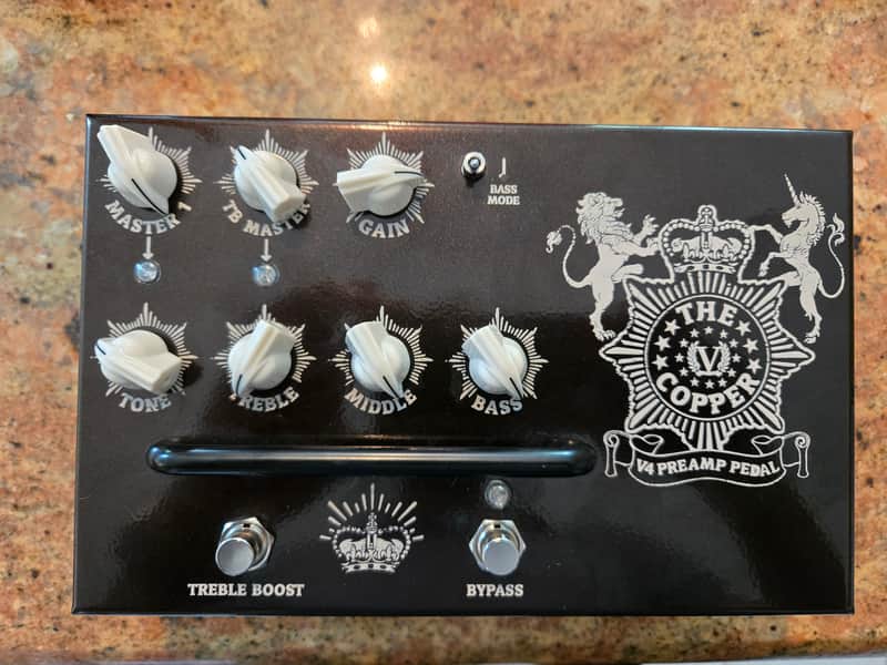 Victory Amps V4 The Copper Valve Overdrive/Preamp 2021 - Black image 1