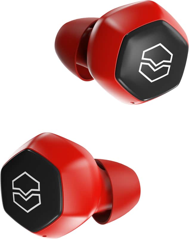 V-Moda Hexamove Lite Red Fully Wireless In-Ear Headphones image 1