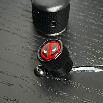 Deadpool Switch tip knob for Blade style switch 3 or 5 way for Fender Strat tele Jackson Ibanez others image 2