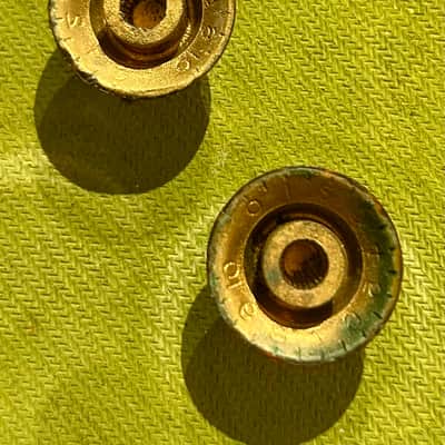 Gibson Bonnet Top Hat Knobs late 1950s - Gold - Set of 2 image 2