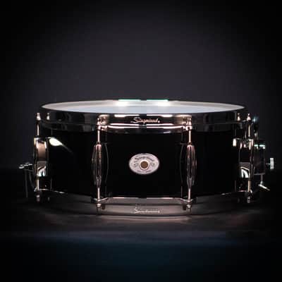 Slingerland 14" x 5.5" Studio King Snare Drum, Del Norte Black, Nickel Hardware image 1