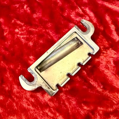 Gibson EB Bass bridge tailpiece 1960’s - Chrome original vintage USA image 2