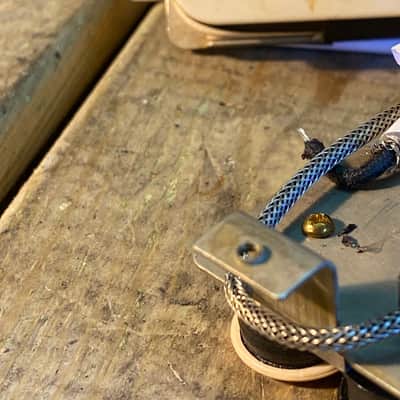 General Vintage Tone 1959 PAF Humbucker set Butyrate Zebra les Paul holy grail hand wound aged set image 3