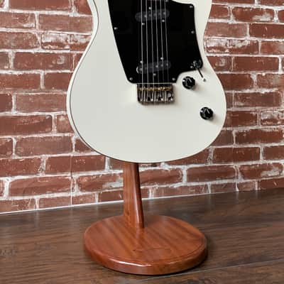 Swope Biscayne Double Slant Pickups "White Sand" finish w/ Black Bakelite Guard 7lbs 0.6oz (Authorized Dealer) image 2