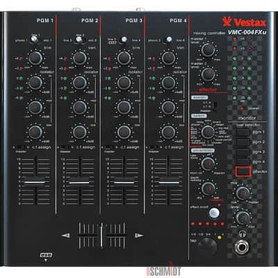 RARE Vestax VMC004FXu Analog DJ Mixer w 16 FX & Bonus: 24Bit Soundcard Expansion image 2