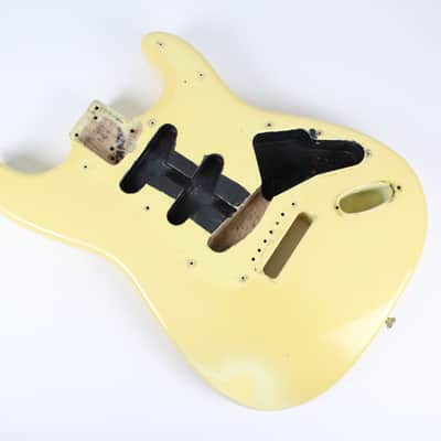 1994 Vintage Fender Stratocaster 1962 BODY ~Olympic WHITE~ Lightweight 4 LBS 62 AVRI American Reissue image 3