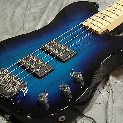 G&L Tribute Asat Bass Blueburst image 1