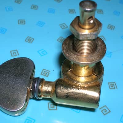 GROVER SINGLE 3x3 gold Rotomatic TUNER TREBLE side recent #2 image 3