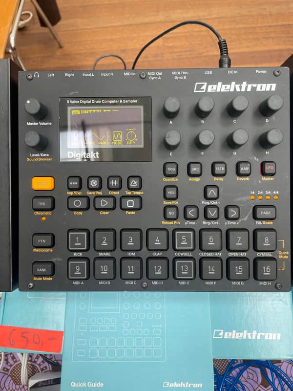 Elektron Digitakt I 2022 - Present - Blac image 1