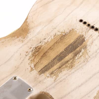 Fender Custom Shop 1957 Telecaster Ultimate Relic White Blonde Masterbuilt Andy Hicks image 17