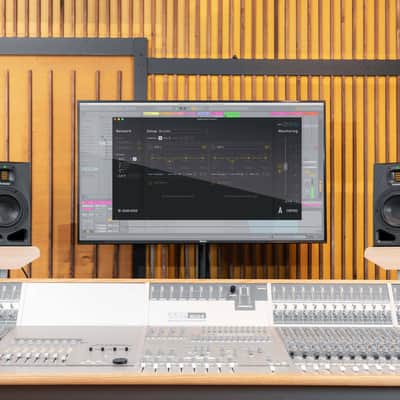 Adam Audio A7V Powered Two Way Studio Monitor 2 Pack with Mic Cable Bundle image 8
