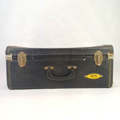 Ludwig 8x14"50-60s Hard Shell Fiber Snare Drum Case USA Stick/Stand Vintage 6.5" image 1