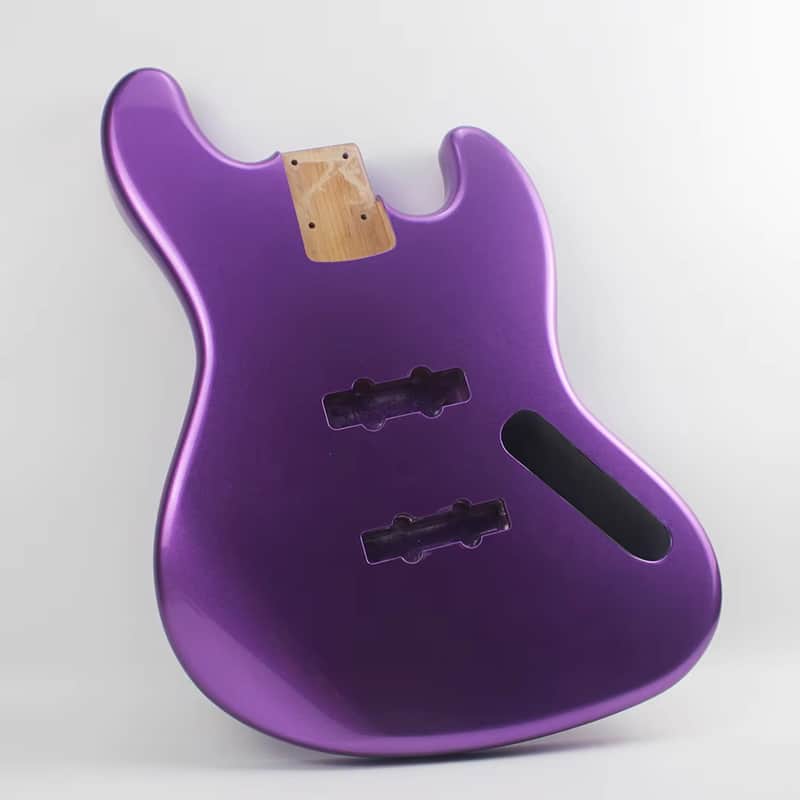 Metallic Purple Jazz Bass Style Alder Wood Body image 1