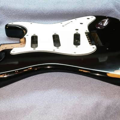 Fender Stratocaster Body Highway One Road Worn Black 2009 image 3