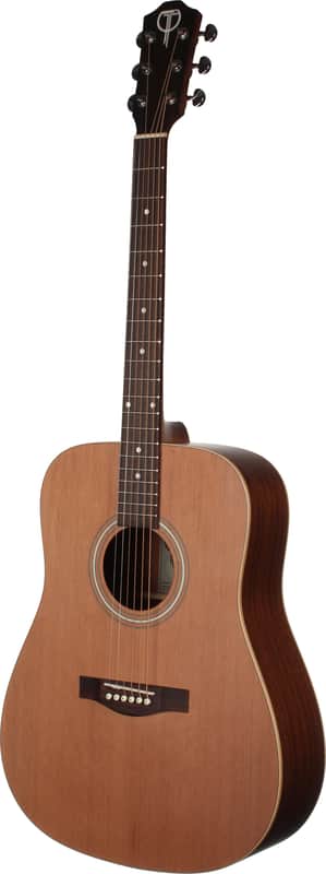 Teton STS105NT-L 105 Series Dreadnought Solid Western Red Cedar Mahogany Neck 6-String Acoustic Guitar For Left Handed Players image 1