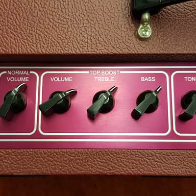 Vox AC30C2-MB Limited Edition Custom 2-Channel 30-Watt 2x12" Guitar Combo 2017 - Maroon Bronco image 4