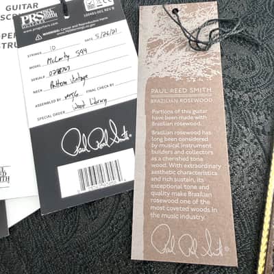2021 PRS Wood Library McCarty 594 - Champagne Gold Metallic image 16