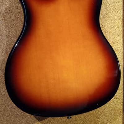 Harmony 57-1401 loaded BODY +neck plate c.1970 sunburst image 12