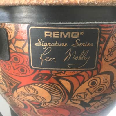 Remo Djembe -12" Leon Mobley Signature Series (24" tall). Sale benefits music education nonprofit! image 1