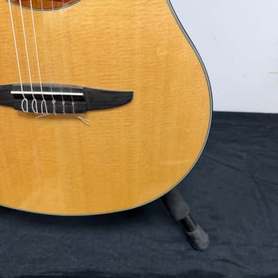 Used Yamaha NTX700 Solid Spruce Top Classical Acoustic-Electric Classical Guitar Natural image 10