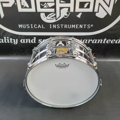 Pearl Ian Paice Signature Stainless Steel Snare Drum 6.5" × 14"(CLEARENCE) image 7