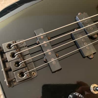 Lado Hawk series P-J bass 80s 90s - Black Good Condition with GigBag image 5