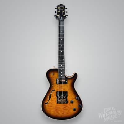 Knaggs Kenai Trem HB Electric Guitar, Black Burst image 4