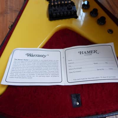 Hamer Vector 1981 Yellow V OHSC Tags image 17