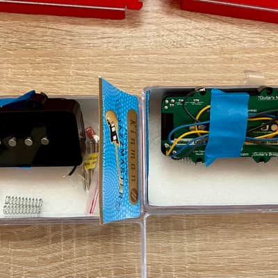 Kinman Fatmaster Jazzmaster Pickup set w/ Extra Fatmaster Bridge image 4
