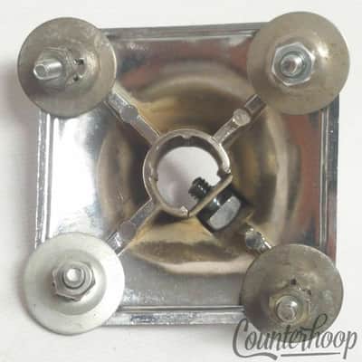 Slingerland Chrome Set-O-Matic Tom Drum Mount Receiver Sound King Vintage 60s70s image 2