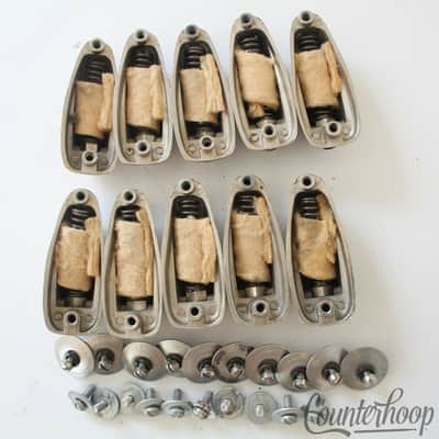 Slingerland 10x Radio King Lugs Bass Drum Nickel Stamped Alum.Washers Vintage50s image 3