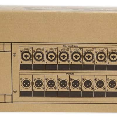 PRESONUS NSB 8.8 8x8 AVB Stagebox w/(8) XMAX Preamps+Rugged Steel Enclosure image 6