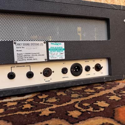 Vintage 1969 Laney Sound Pre Supergroup PA 60w Valve Amplifier Head *1960s* image 13