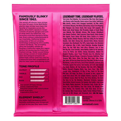 Super Slinky 5-String Ni-Wound Electric Bass Strings 40-125 Gauge Set 40/G 60/D 75/A 95/E 125 Low-B image 2