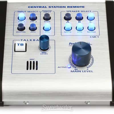 PreSonus Central Station Plus Rackmount Monitor Controller with Remote (CentralStPld4) image 6