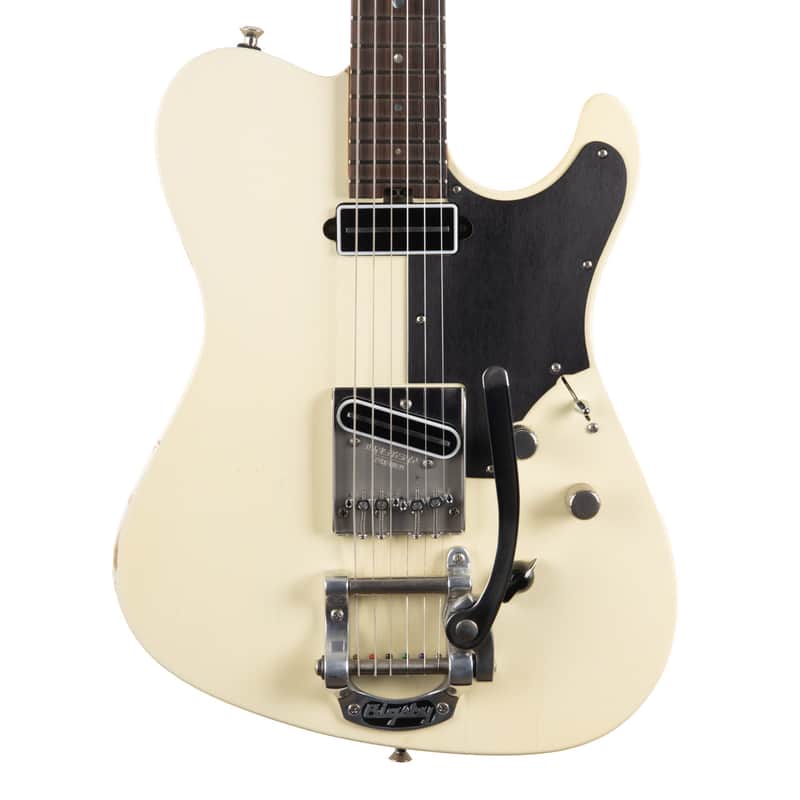 Used Asher T-Deluxe Olympic White Light Relic 2014 image 1