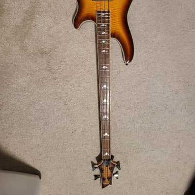 Lightly Used - Schecter Omen Extreme-4 Active 4-String Bass 2010s - Vintage Sunburst image 2