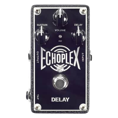 Dunlop EP103 Echoplex Delay Guitar Effects Pedal with Senor Patch Cables Bundle image 1