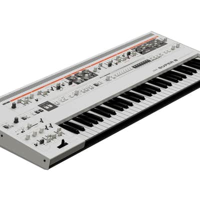 UDO Audio Super 8 (White) - 16-Voice Polyphonic Bi-Timbral Analog-Hybrid Performance Synthesizer  [Three Wave Music] image 3