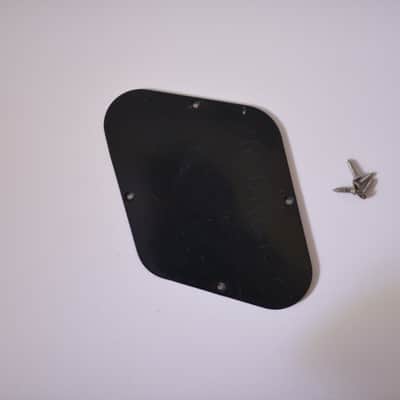 1970's Genuine Authentic Gibson Black BACKPLATE Les Paul Custom Standard Deluxe Vintage image 1