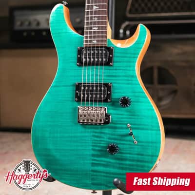 PRS SE Custom 24 Electric Guitar - Turquoise with Gig Bag image 1